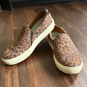 Dr. Scholl's Brown Leopard Slip-On Shoes